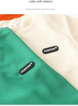 2Pcs Fashion Children Short Sleeve Shorts Sets Summer Kids Clothes Boy Girl Baby Cotton Tee Pant Outfits Soild Color Tracksuits