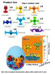 38pcs Bees Suction Cup Toys With Dinosaur Eggshell Storage, Bath Window Travel Toys,Parent-child Interactive Game,Gift for Kids