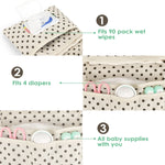 Baby Bag Organizer Portable Baby Wash Bag Go Out Stroller Mini Diaper Bag Pouches Travel Gear Foldable Newborn Baby Essentials