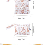 Elinfant 3PCS Travel Wash Cosmetic Bag Waterproof Diaper Bag Portable Storage Bag
