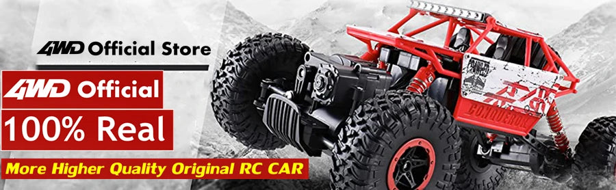 4WD RC Car Off Road 4x4 Remote Control Cars Radio Buggy Truck Racing Drift with Led Lights Toys Gift for Boys Girls Children Kid