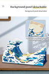 Pantasy Kanagawa Surfing Puzzle Ukiyo-E Building Block Decoration Creative Assembling Toy World Famous Painting Gift