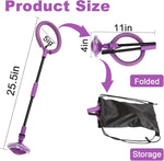 Portable Foldable Colorful Flash Wheel Swing Skip Ball, Kids Toys for Girls & Boys, Sports Fitness for Kids & Adults. Gifts