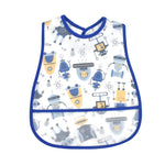 2023New Cartoon Pattern EVA Waterproof Pocket Lunch Feeding Bibs Adjustable Baby Bibs Cute Children Baby Apron Kids Burp Cloths