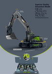 1/50 Model Car Bulldozer Truck Excavator Crane Forklift Construction Engineering Vehicle Toys for Boys Children Educational Toys
