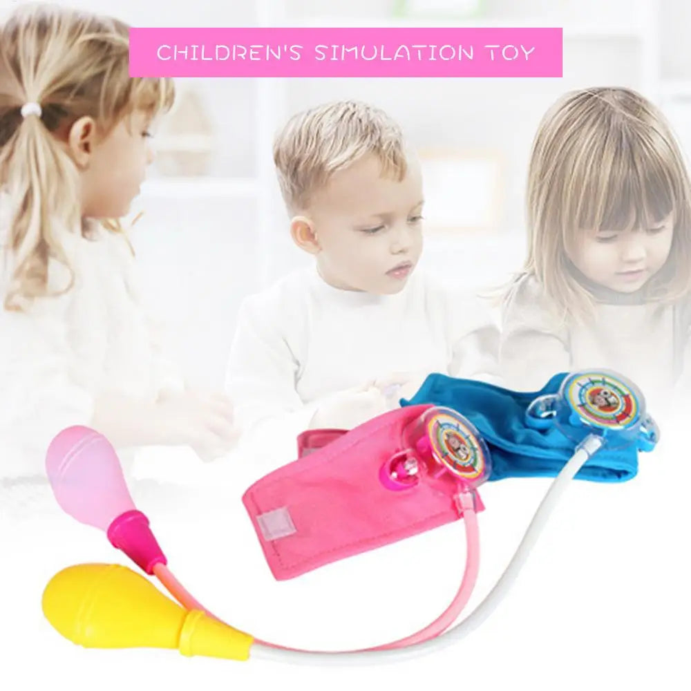 Kids Pretend Toy Doctor Medical Toys 2-4 Years Doctor Kit Kids Set Speaking At Home Doctor Nurses Blood Pressure Toys Medical