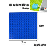 Classic Baseplate 32*32 16X32 16X16 Dots Building Blocks Bricks Base Plates DIY Plastic Board Building Blocks Construction Toys