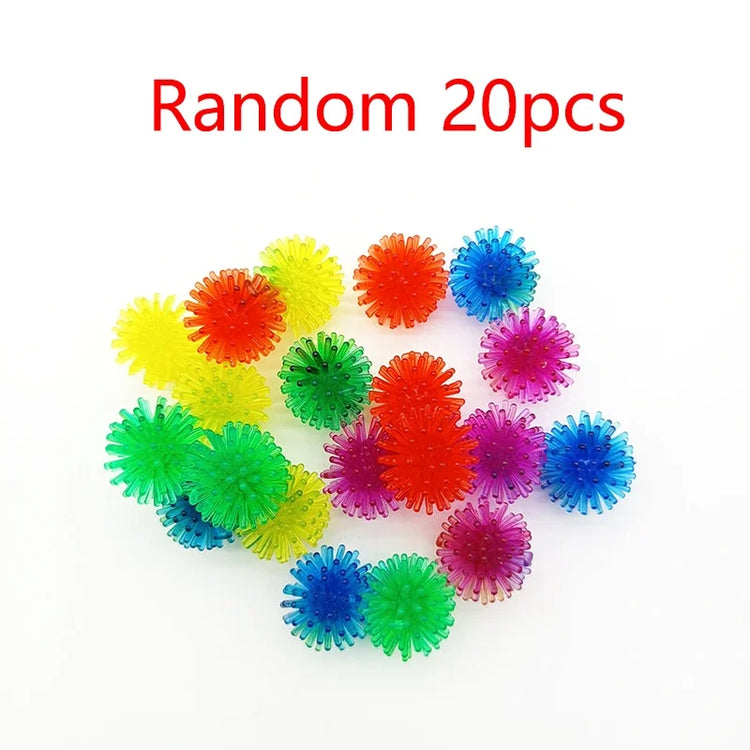 10/20pcs Pet Cat Cute and Funny Cat Toy Bouncy Ball Toy Ball Creative Colorful Interactive Cat Soft Tip Chew Toy Cat Accessories