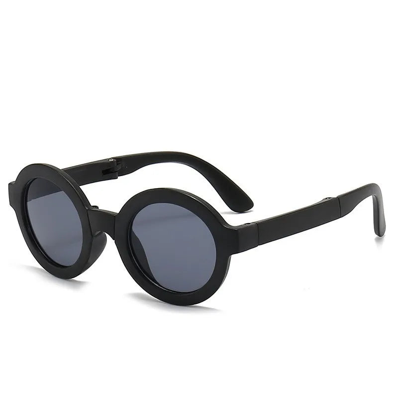 Children's glasses, foldable sunglasses, little girls' UV protection cartoon sunglasses, boys' and girls' babies' fashionable