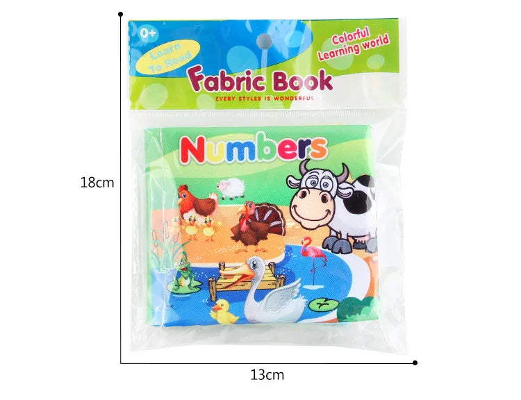 0-24 Monthes Soft Baby Cloth Books Fruits Vegetable Animals Cognitive Puzzle Infant Kids Early Learning Educational Fabric Toys