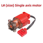 Electric Motor Set the Car Remote Control Battery Box Switch with Led Light Power Function MOC Building Blocks Cars Motor Toys