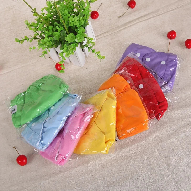 Baby Training Pants Buttons Diaper Baby Underwear Summer Washable Breathable Diaper Pants Baby Diapers Cotton Learning Trousers