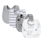 4Pcs Baby Bibs Burp Clothes Cotton Newborn Bibs for Girls Boys Baby Stuff Infant Accessories Toddler Saliva Towels Baby Care