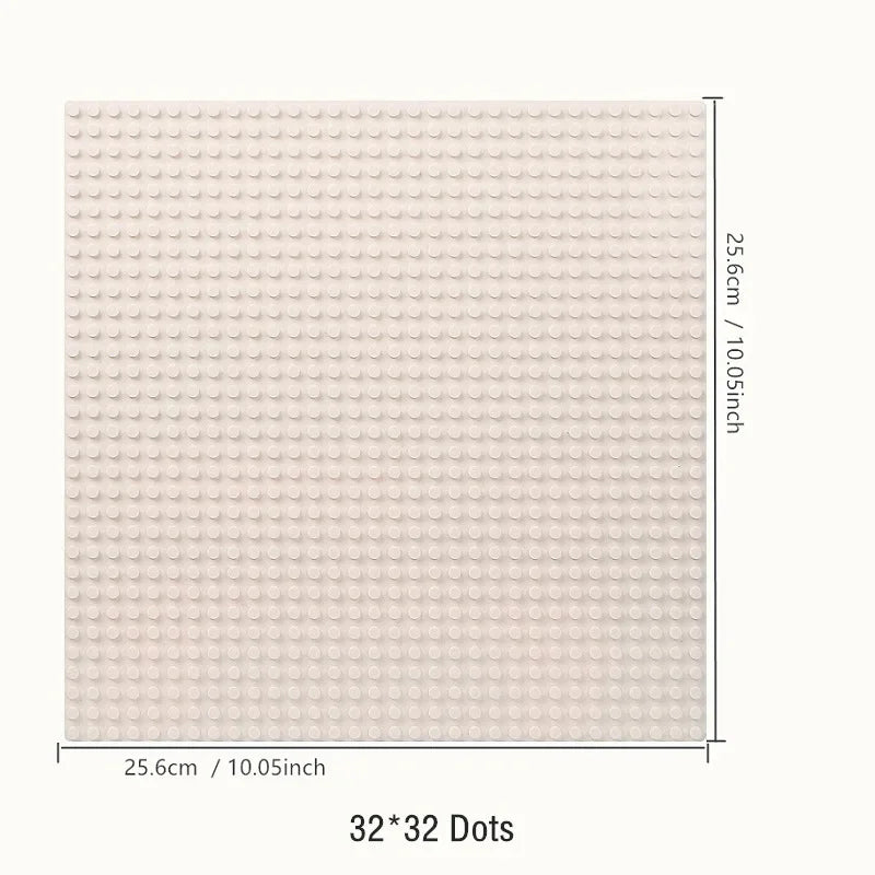 16*32 Dots Classic Base Plates Blocks DIY Small Size City Road Bricks Baseplates Construction Building Toys For Kids Toy Gifts