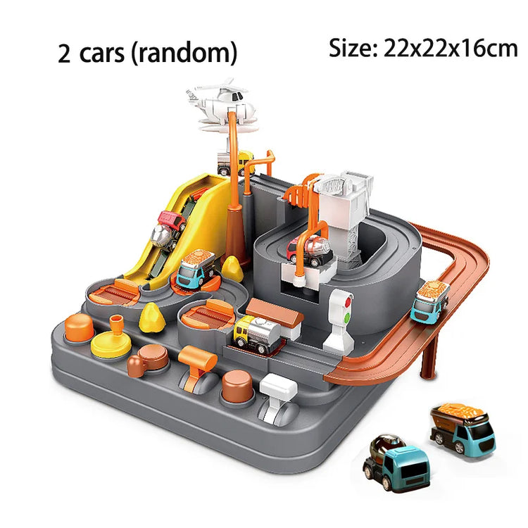 Racing Rail Car Model Space Aerospace Animals Educational Toys Children Train Track Adventure Brain Mechanical Interactive Game