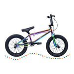 For BMX Bike for Boys and Girls, Children's Fancy Show Street Bike, Stunt Bike, 6-8 Years Old Pedal Bike, 16/18 Inch