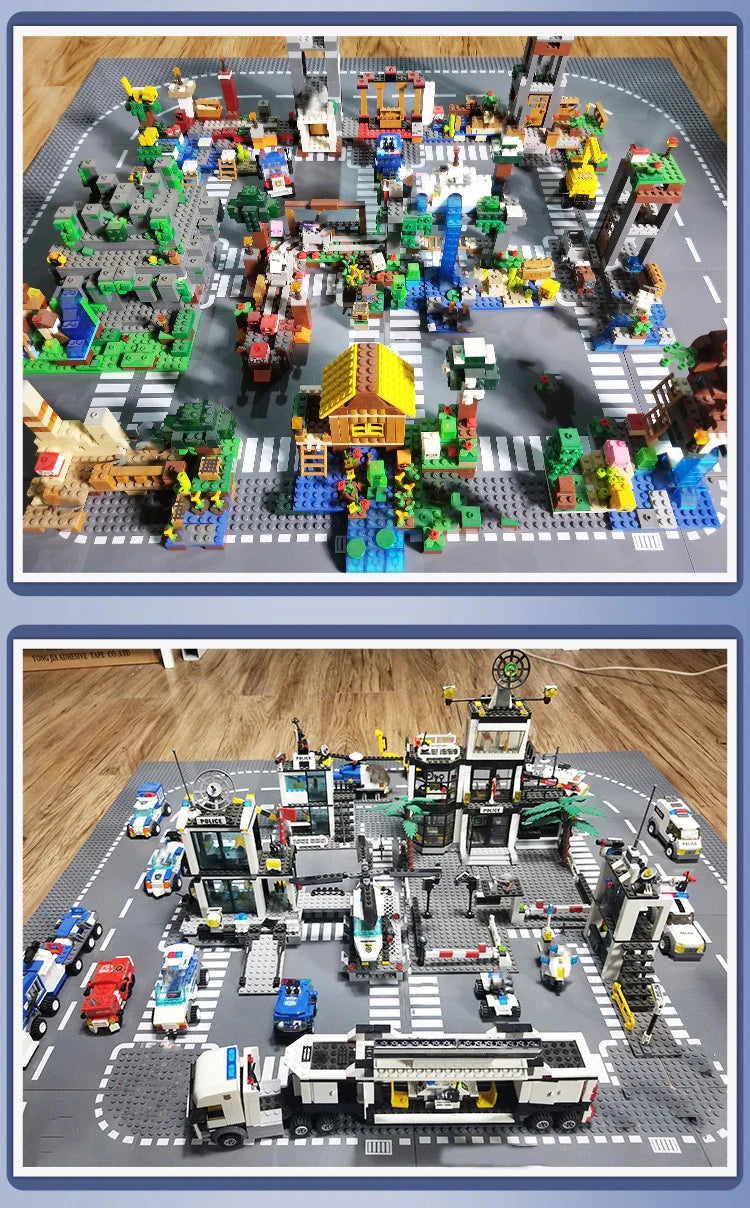 Classic Baseplate 32*32 16X32 16X16 Dots Building Blocks Bricks Base Plates DIY Plastic Board Building Blocks Construction Toys