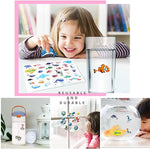 Kids Reusable Sticker Book Multiple Scenarios Cartoon DIY Puzzle Educational Cognition Learning Toys for Child Age 2-4 Gift 2025