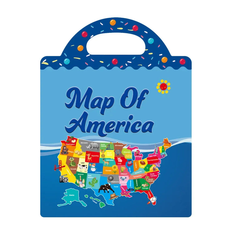 Kids Reusable Sticker Book Multiple Scenarios Cartoon DIY Puzzle Educational Cognition Learning Toys for Child Age 2-4 Gift 2025