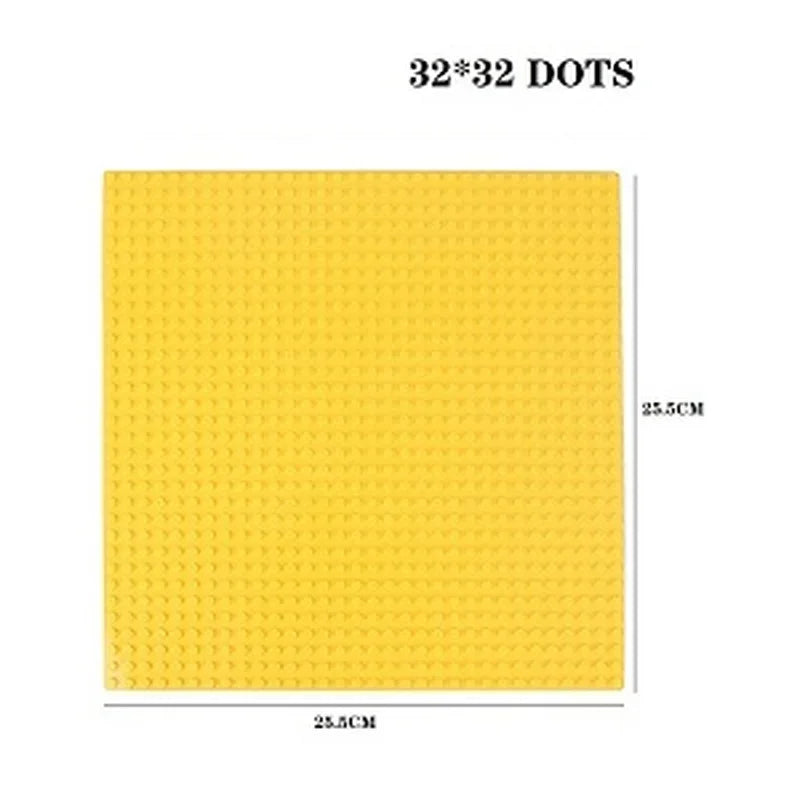 16*32 Dots Classic Base Plates Blocks DIY Small Size City Road Bricks Baseplates Construction Building Toys For Kids Toy Gifts