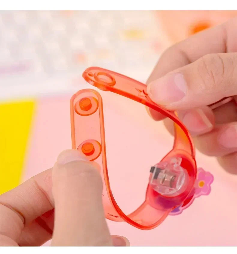 Halloween Decoration Cartoon Sparkling Bracelet Sparkling Small Toys Children's Halloween Party Shining Props in The Dark