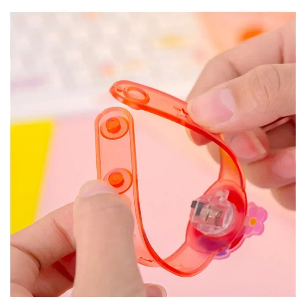 Halloween Decoration Cartoon Sparkling Bracelet Sparkling Small Toys Children's Halloween Party Shining Props in The Dark