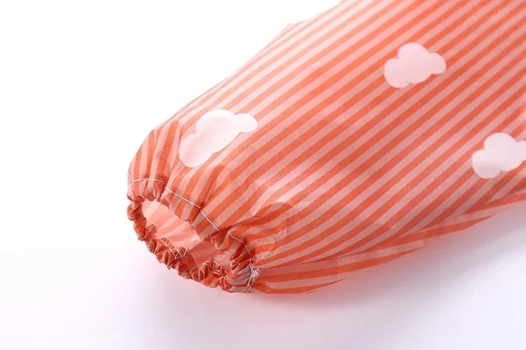 1pcs Baby Long Sleeve Scarf Waterproof Toddler Art Smock Feeding Bib Apron Pocket Infant Boys Girls Burp Cloth Banana Bibs