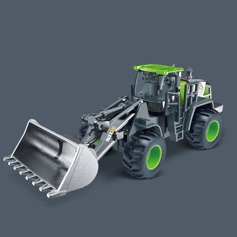 1/50 Model Car Bulldozer Truck Excavator Crane Forklift Construction Engineering Vehicle Toys for Boys Children Educational Toys