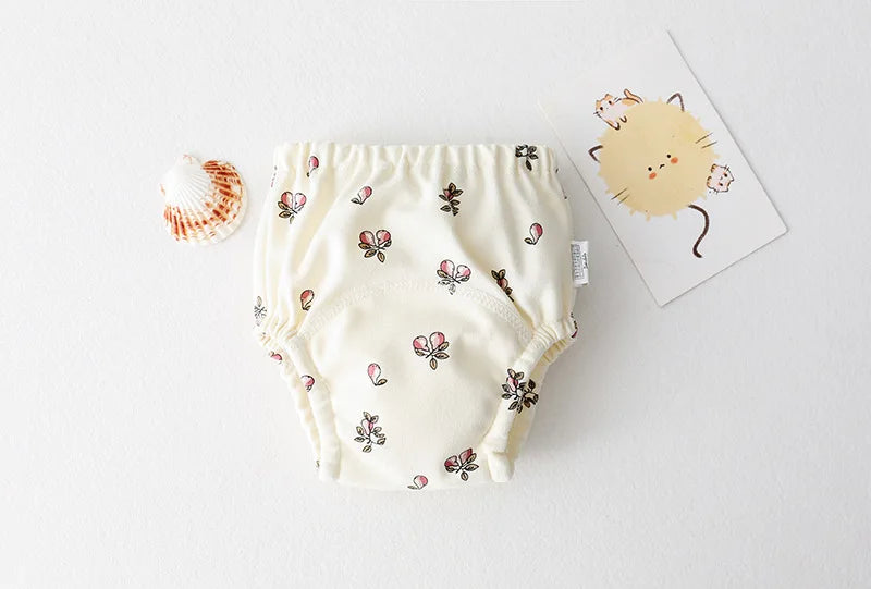 Cotton Baby Training Pants for Kids Diaper Waterproof Underwear Infant Panties Washable Boys Girl Cloth Diapers Reusable Nappies