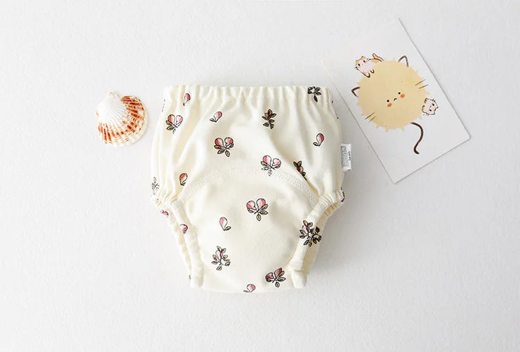 Cotton Baby Training Pants for Kids Diaper Waterproof Underwear Infant Panties Washable Boys Girl Cloth Diapers Reusable Nappies