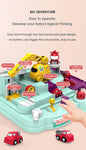 Car Train Track Sets Racing Rail Model Educational Toys Children Adventure Game Mechanical Interactive Animals Space Rocket Toy