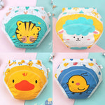 4PCS Baby Waterproof Diapers Pee Shorts Underwears Reusable Soft Ecological Cotton Toddler Potty Training Pants For Boys Girls
