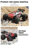 JJRC Q105 1:18 Remote Control Car 25KM/h With Led Lights 2.4G Inductor RC Off-Road Cars High Speed Brushless Motor Children Toys