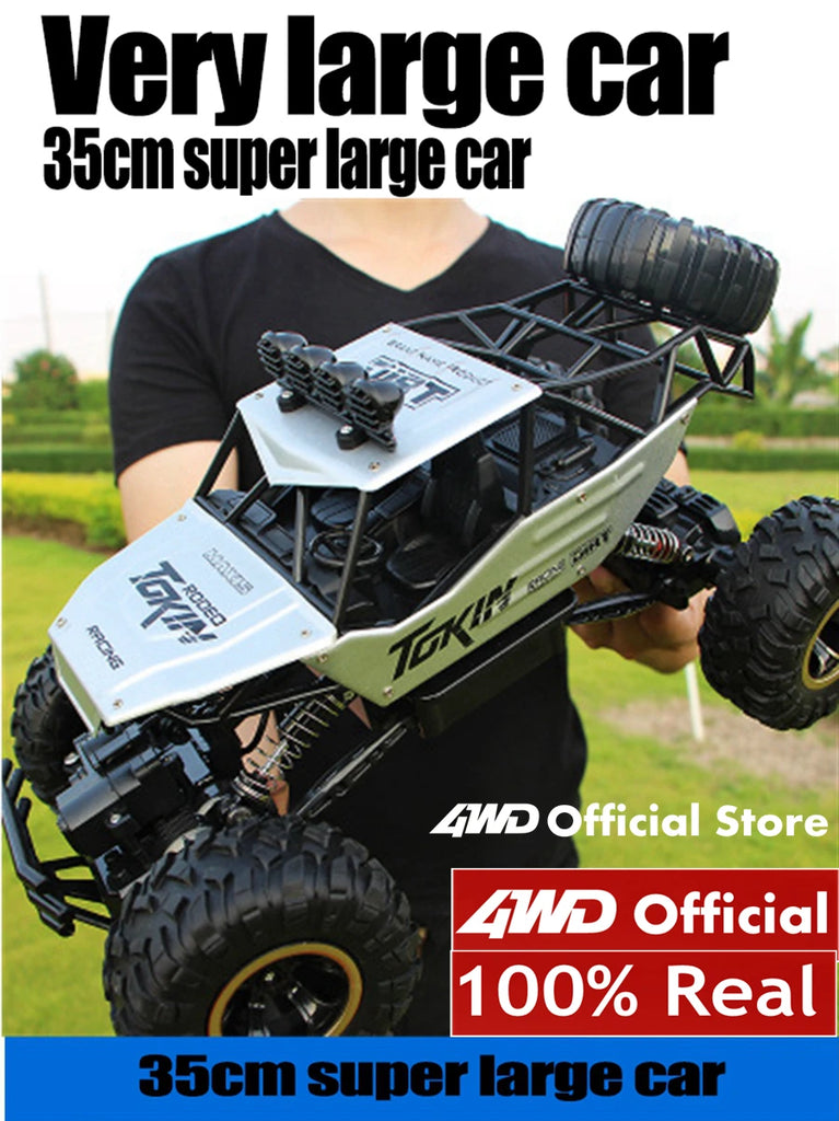 4WD RC Car Off Road 4x4 Remote Control Cars Radio Buggy Truck Racing Drift with Led Lights Toys Gift for Boys Girls Children Kid