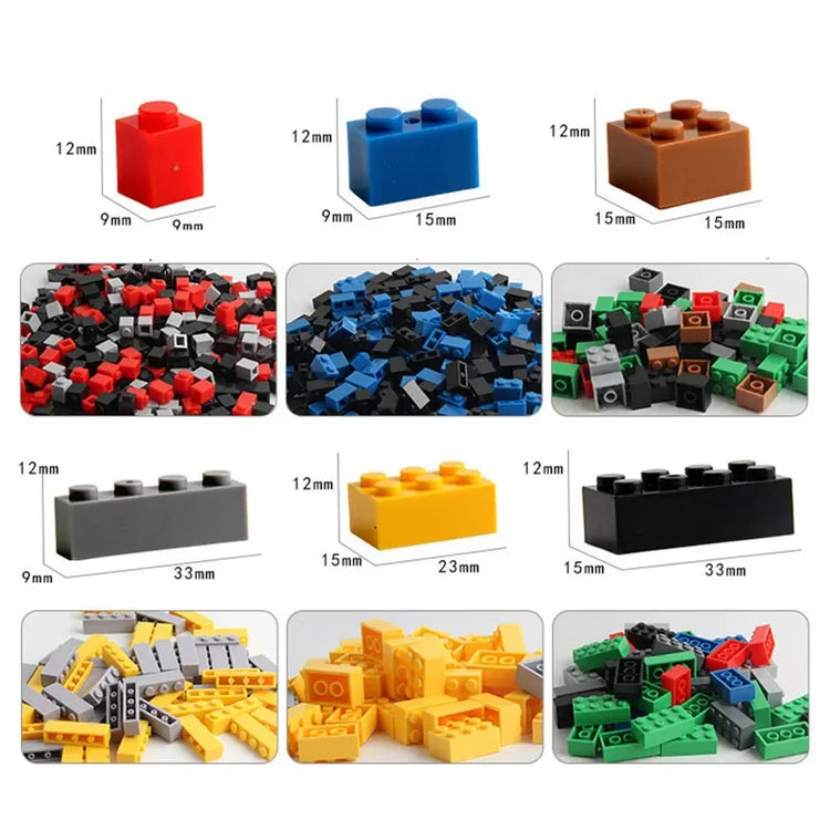 DIY creative building blocks big set City classic building blocks assemble boys and girls birthday gift children's educational t