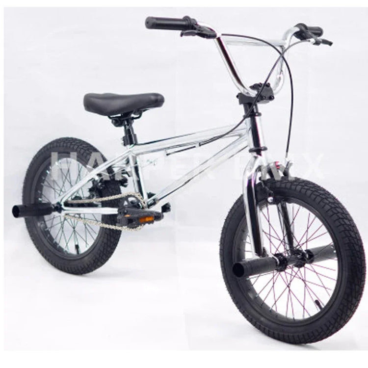 For BMX Bike for Boys and Girls, Children's Fancy Show Street Bike, Stunt Bike, 6-8 Years Old Pedal Bike, 16/18 Inch