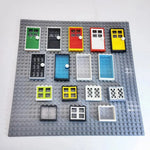 MOC House Doors Windows Building Blocks Parts City Friends Blocks Toys Compatible Classic Blocks Toys for Children Bricks Gifts