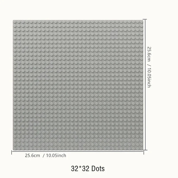 16*32 Dots Classic Base Plates Blocks DIY Small Size City Road Bricks Baseplates Construction Building Toys For Kids Toy Gifts