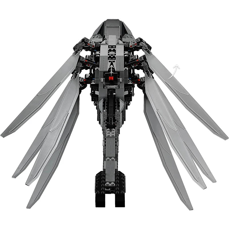 1369PCS Ideas Dune Atreides Royal Ornithopter Helicopter Building Blocks 10327 Construction Bricks Set Toy For Children Kids
