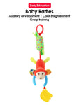 1pcs Baby Rattles Mobiles Cartoon Animal Bell Toy Newborn Baby Rattle Hanging Plush Lovely 0-24 Months Teether Toys Gift