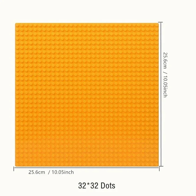 16*32 Dots Classic Base Plates Blocks DIY Small Size City Road Bricks Baseplates Construction Building Toys For Kids Toy Gifts