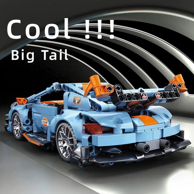 523pcs Building Blocks City Speed Car Festive Gift Giving Racing Vehicle with Super Racers Bricks Toys for Children Boy Gift