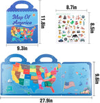 Kids Reusable Sticker Book Multiple Scenarios Cartoon DIY Puzzle Educational Cognition Learning Toys for Child Age 2-4 Gift 2025