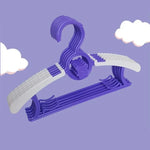 Non-slip Baby Clothes Hanger Adjustable Storage Hangers Cute Kids Clothes Organizer Closet Children Baby Coats Rack
