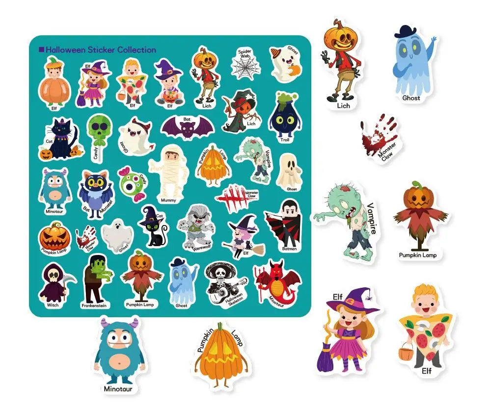 Kids Reusable Sticker Book Multiple Scenarios Cartoon DIY Puzzle Educational Cognition Learning Toys for Child Age 2-4 Gift 2025