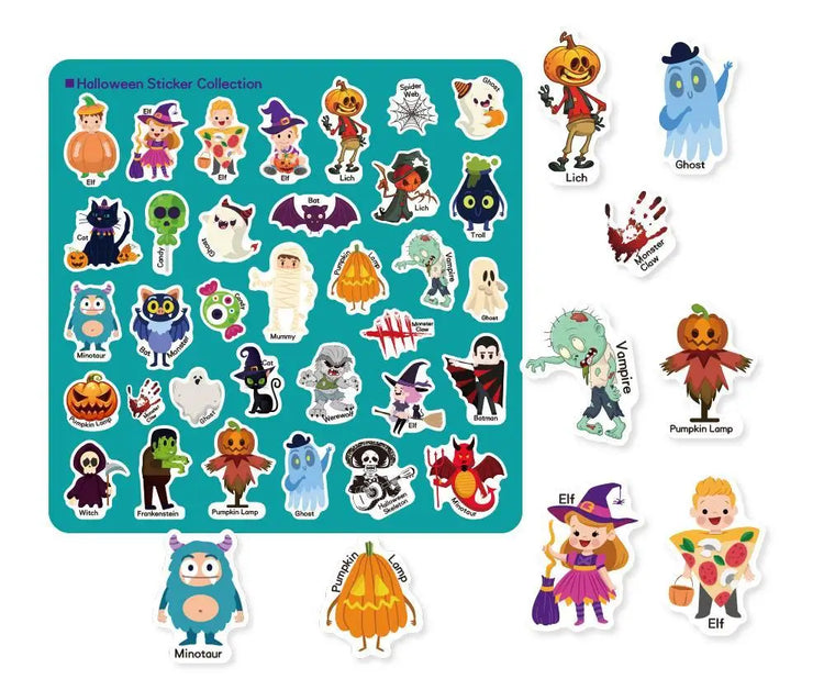 Kids Reusable Sticker Book Multiple Scenarios Cartoon DIY Puzzle Educational Cognition Learning Toys for Child Age 2-4 Gift 2025