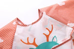 1pcs Baby Long Sleeve Scarf Waterproof Toddler Art Smock Feeding Bib Apron Pocket Infant Boys Girls Burp Cloth Banana Bibs