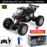 4WD RC Car Off Road 4x4 Remote Control Cars Radio Buggy Truck Racing Drift with Led Lights Toys Gift for Boys Girls Children Kid