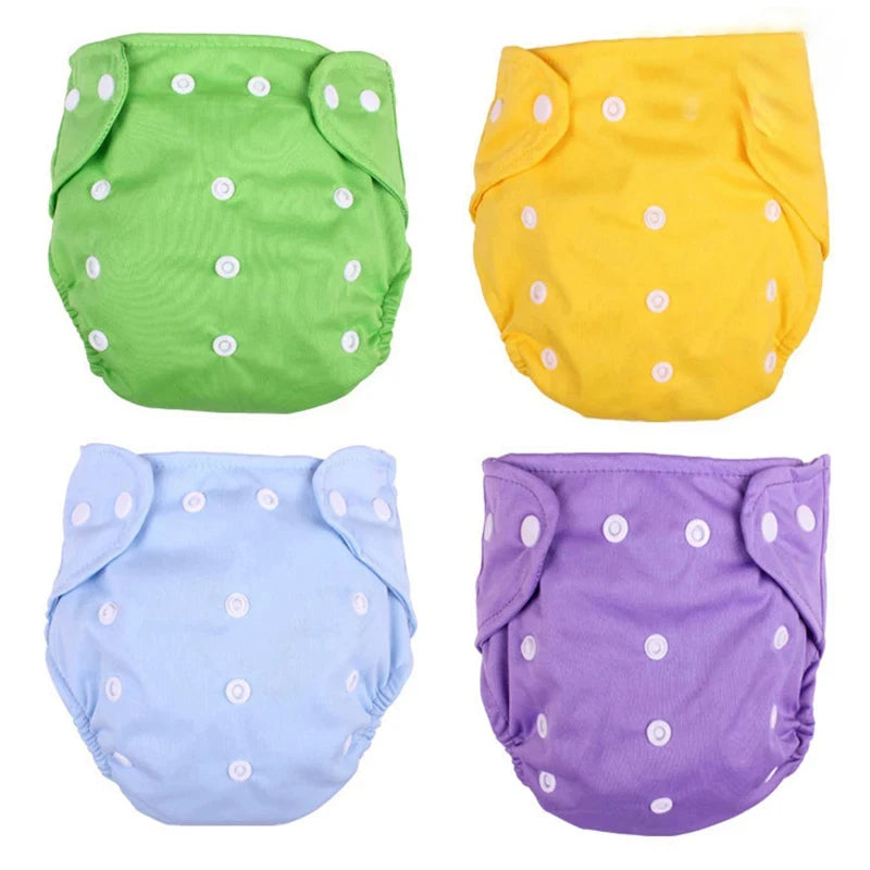 Baby Training Pants Buttons Diaper Baby Underwear Summer Washable Breathable Diaper Pants Baby Diapers Cotton Learning Trousers