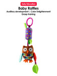 1pcs Baby Rattles Mobiles Cartoon Animal Bell Toy Newborn Baby Rattle Hanging Plush Lovely 0-24 Months Teether Toys Gift